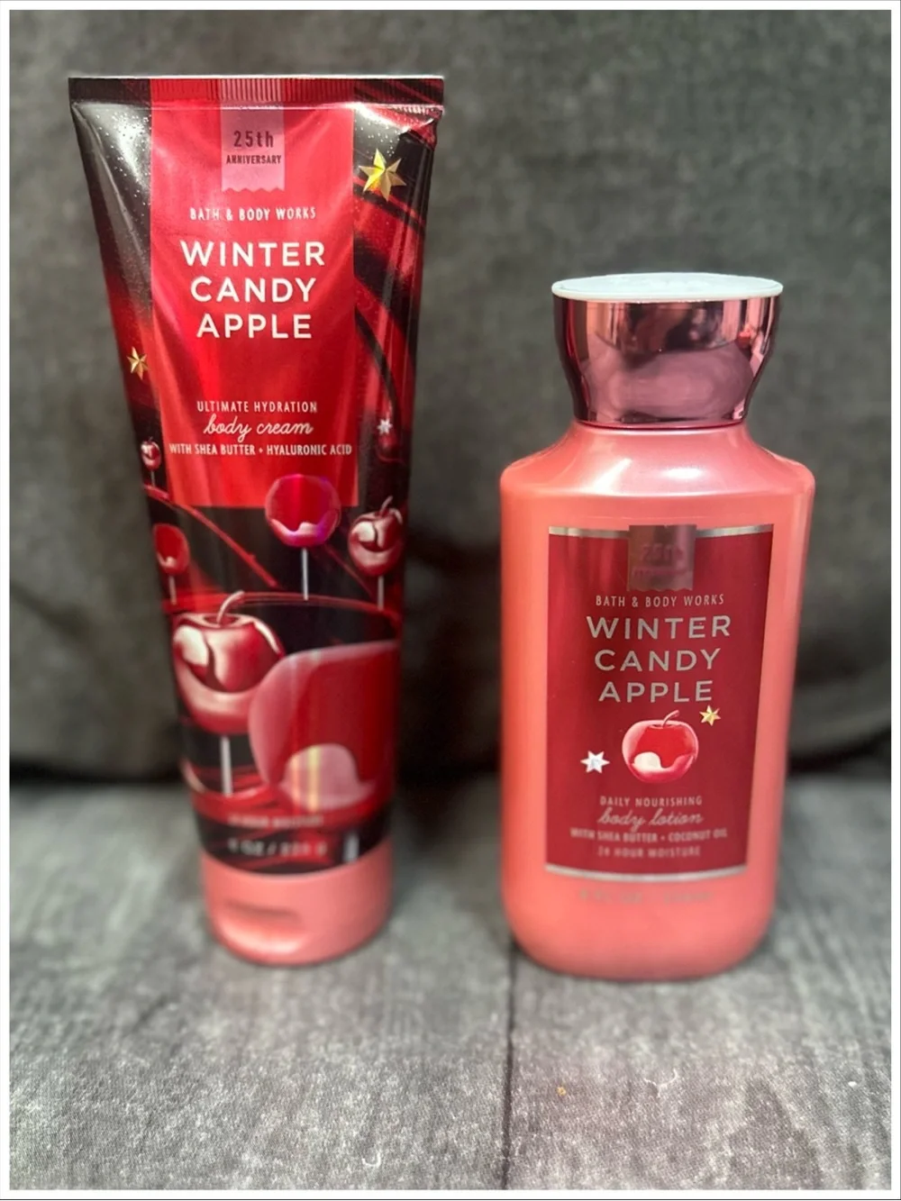Bath & Body Works Winter Candy Apple 2-Piece Set NEW - READ DESCRIPTION